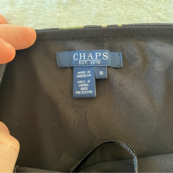 Chaps Pink Floral Midi Skirt with Ruffles Women’s Size 10 - Picture 2 of 10